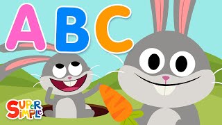 ABC Hop  Hop Along Alphabet Songs For Kids  Super Simple Songs [upl. by Alicea]