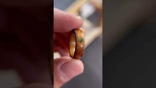 Before amp After How did we do jewelry handmadejewelry woodworking woodenjewelry [upl. by Violetta]