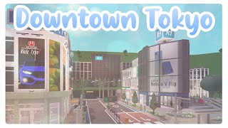 Bloxburg Downtown Tokyo FULL TOUR [upl. by Umeko749]