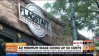 Arizona minimum wage going up by 50 cents [upl. by Ylerebmik]