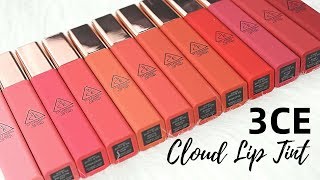 BIYW Review Chapter 207 3CE CLOUD LIP TINT SWATCH amp REVIEW [upl. by Letsyrk789]