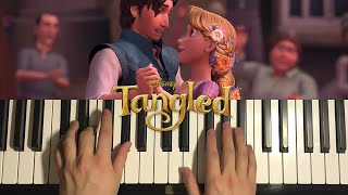 Tangled  Kingdom Dance Piano Tutorial Lesson [upl. by Htebazileyram]