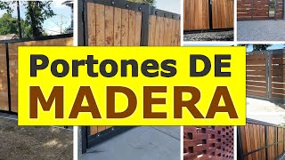 Portones de Madera y Hierro [upl. by Alanah666]