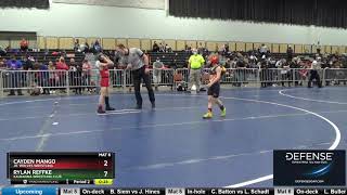 2020 USAW Preseason Nationals4097 Boys 1st2nd Grade 62 Rylan Reffke Kaukauna Wrestling Club Vs C [upl. by Elylrac]