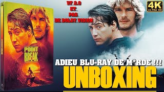 POINT BREAK 4K EDITION STEELBOOK UNBOXING [upl. by Paderna]