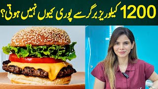 Why 1200 Calories from a Burger Are Not Enough  Ayesha Nasir [upl. by Agatha]