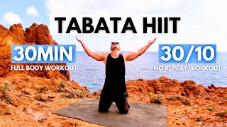 Tabata 30Min Full Body HIIT WORKOUT Tabata 3010  Interval Training 💪💦 [upl. by Marris]