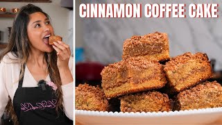 Keto Coffee Cake Recipe EASY Cinnamon Coffee Cake [upl. by Bowden]