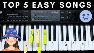 Easy Piano Songs [upl. by Adnalay]