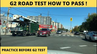 G2 Road Test OntarioHow To PASS Tips amp SecretsEasy Method works 100g2test lesson [upl. by Lockwood]