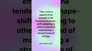 Empaths are shape shifters empath [upl. by Craner326]