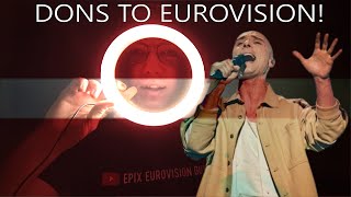 Dons quotHollowquot REACTION  Latvia ESC 2024 [upl. by Yhpos920]