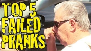 TOP 5 FAILED PRANKS [upl. by Akirea]