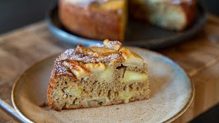 Gâteau moelleux aux pommes de grandmère avec moitié moins de beurre et peu sucré [upl. by Seroled]