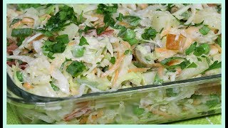 Salada de repolho com Batata [upl. by Nnomae]