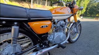 248 MILE PRISTINE HONDA 1971 CB 175 [upl. by Lathe]