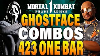 Mortal Kombat 1 Ghostface Combos  Mortal Kombat 1 Ghostface Combo Guide [upl. by Alphard483]