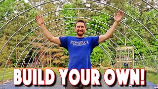 How To Assemble A Growers Solution Quonset Greenhouse  Very Easy Build You Can Do It Part 1 [upl. by Warden]