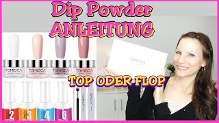 Dipping Powder Nails  SCHRITT FÜR SCHRITT ANLEITUNG  TOMICCA [upl. by Morita]