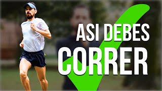 👌Técnica IDEAL de carrera  Cómo correr CORRECTAMENTE 🏃‍♂️🔥 [upl. by Lyndsay]