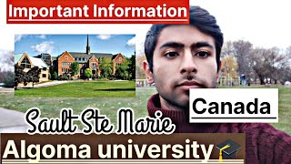 🇨🇦Algoma universityThings To know Before Coming To Sault SteMarie🇨🇦saultstemarie canadavlogs [upl. by Gusella773]