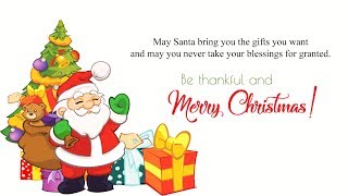 Merry Christmas Wishes 2019 Greetings HD Sayings Images [upl. by Eidna862]