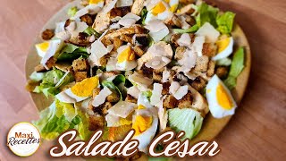 Salade César  Recette Facile et Rapide [upl. by Uzziel370]