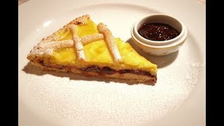 Crostata con marmellata di ciliege e crema pasticcera [upl. by Dorran]