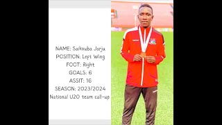 Saikouba Jarju  20232024 Gambia Division Football Highlights amp Gambia U20 National Team CallUp [upl. by Acimot]