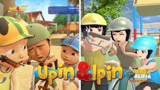 Tiru Aksi Upin Ipin Basikal Kawanku Ijat Takut Naik Sepeda  Upin amp Ipin Terbaru 2024 [upl. by Arbua]