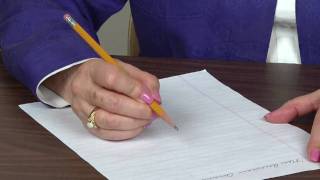 Pencil and Paper Position for Right handers [upl. by Gusella]