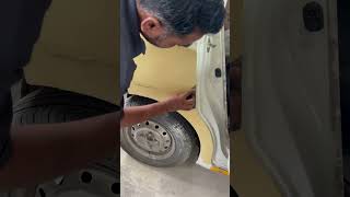 Putty Applying And Sainding Work carcare7896 carpaintingservice shorts [upl. by Niaz487]