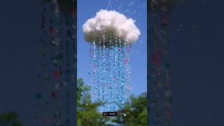 Cloud Wind chime with sound  Broken lid wind chime with resin  diy shorts viralshorts chimes [upl. by Selhorst560]