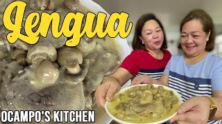 Lengua in Mushroom Sauce  Ocampos Kitchen [upl. by Yerfdog]