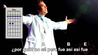 Así fue  Juan Gabriel Tutorial con Acordes Originales [upl. by Silecara]