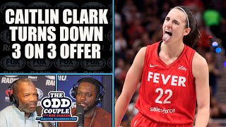 Cailin Clark Turns Down 1 Million Offer From Unrivaled 3 on 3 League  THE ODD COUPLE [upl. by Laflam]