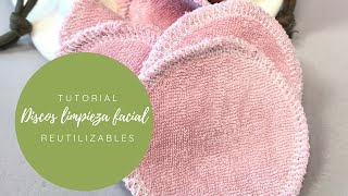 Tutorial costura 66 Discos limpieza facial reutilizables [upl. by Aysan636]