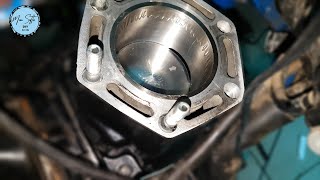 CRM 250 Engine Top End Rebuild 3  Assembly [upl. by Seidler947]