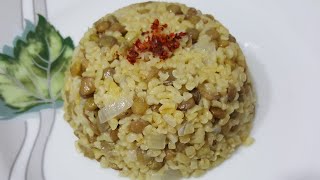 Yeşil Mercimekli Bulgur Pilavı [upl. by Eiggep]