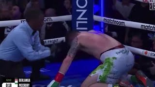 Edgar Berlanga Brutally Knocks Out Padraig McCrory in the 6th Round [upl. by Pros]