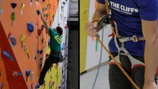 How to Use Proper TopRope Belay Method  Rock Climbing [upl. by Yasnyl]