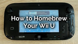 How to Homebrew a Wii U 2016 [upl. by Mahau]