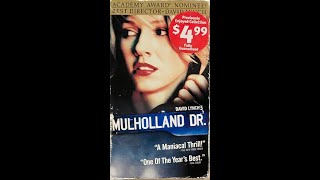 Opening And Closing To Mulholland Dr Mulholland Drive 2001 2002 VHS TVA International [upl. by Aven]