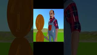 Scary Teacher 3D vs Squid Game Challenge Crucifixion and Balloon Funny Troll shorts [upl. by Sawyere]