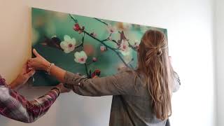 How to hang acrylic wall art  wallartcom [upl. by Hummel]