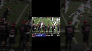 Walpole Football back to back picksixes [upl. by Tnilk]