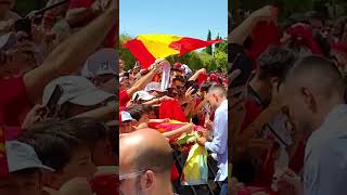 JOSELU y CARVAJAL se vuelvan con los AFICIONADOS en su HOMENAJE de BOADILLA [upl. by Trini]