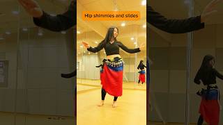 hip shimmies and slides aimeebellydance bellydance shimmy [upl. by Persis203]