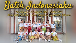 BATIK INDONESIAKU  Line Dance Evie Effendi INA [upl. by Adli]