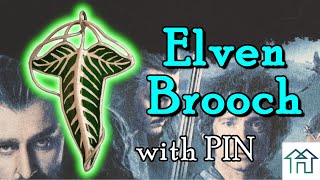 The LORD OF THE RINGS  Lothlorien Elven BROOCH [upl. by Unders454]